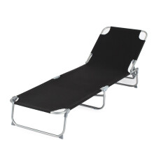 () LIVIVO Folding Reclining Sun Lounger Garden Chair