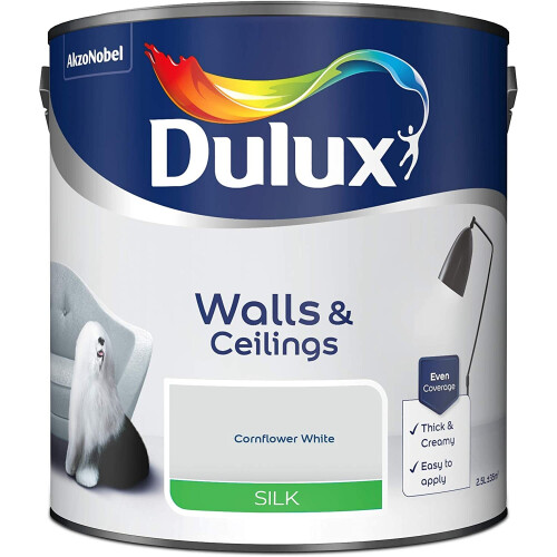 Dulux Dulux Luxurious Silk Cornflower White 2.5L