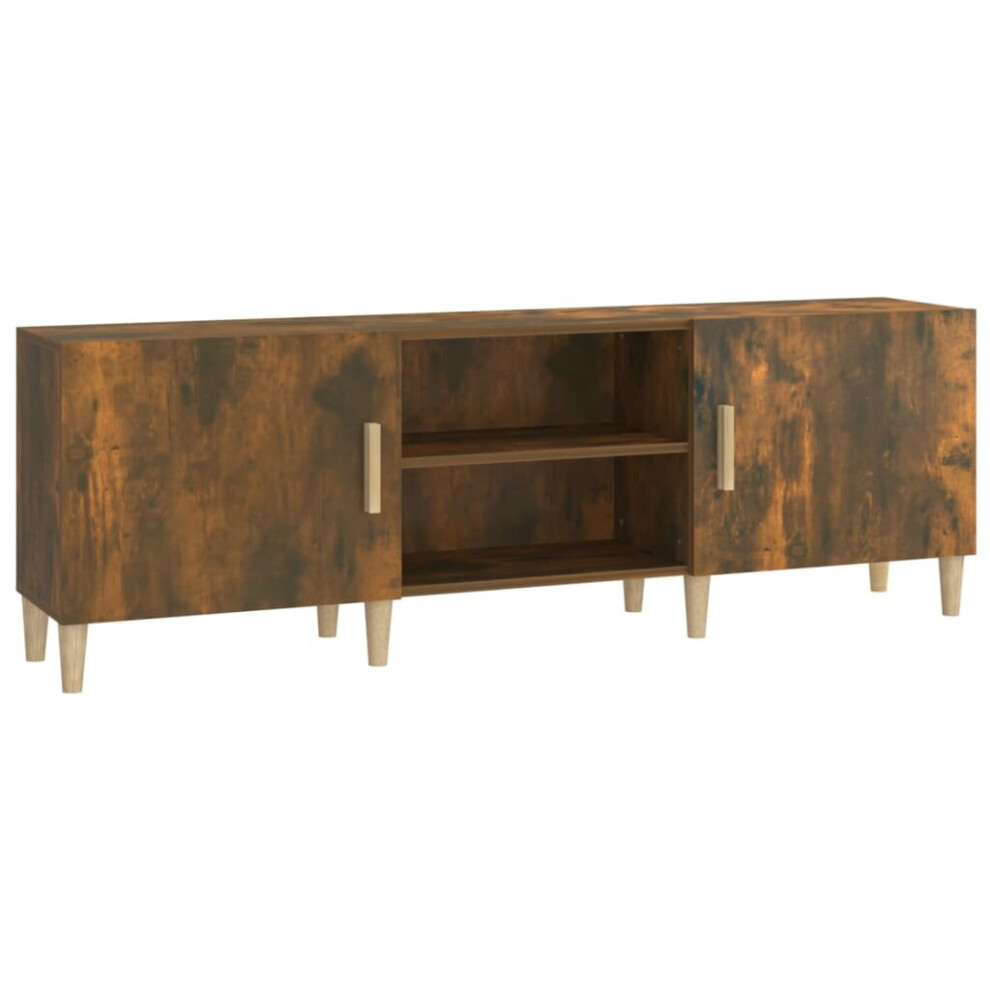 Vidaxl (Smoked Oak) Tv Cabinet Engineered Wood Indoor Tv Console Media Unit Multi Colours