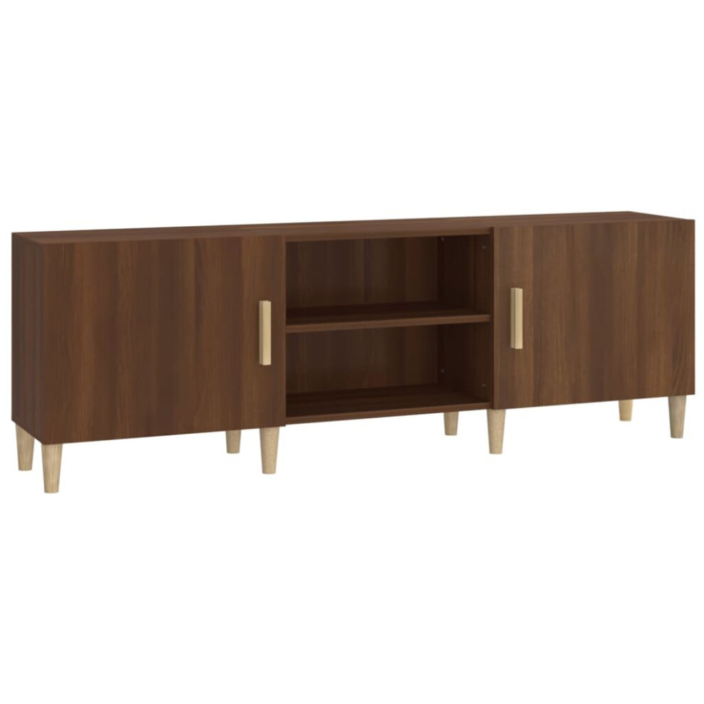 (Brown oak) vidaXL TV Cabinet Engineered Wood Indoor TV Console Media Unit Multi Colours