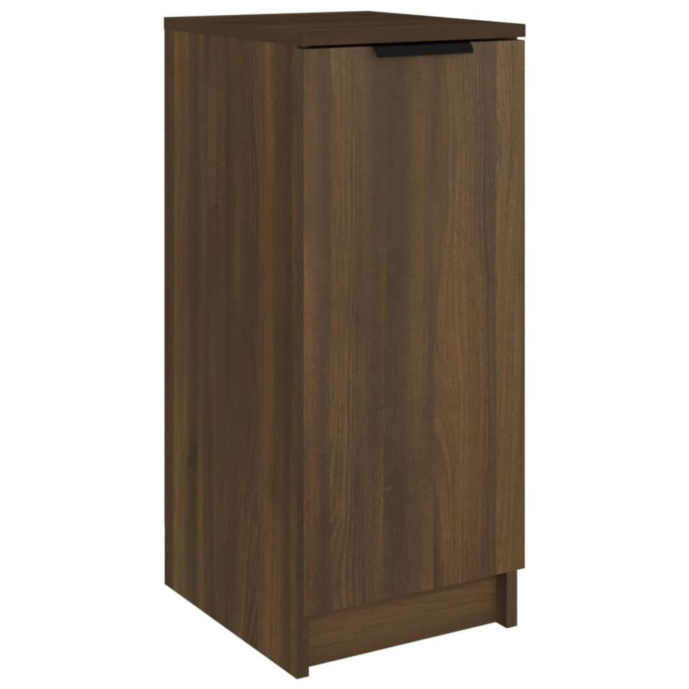 (Brown oak) vidaXL Shoe Cabinet Shoe Cupboard Shelf Shoe Rack Shoe Storage Engineered Wood