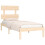 VidaXL vidaXL Bed Frame Bed Base Platform Bed Solid Wood 75x190 cm Small Single 3