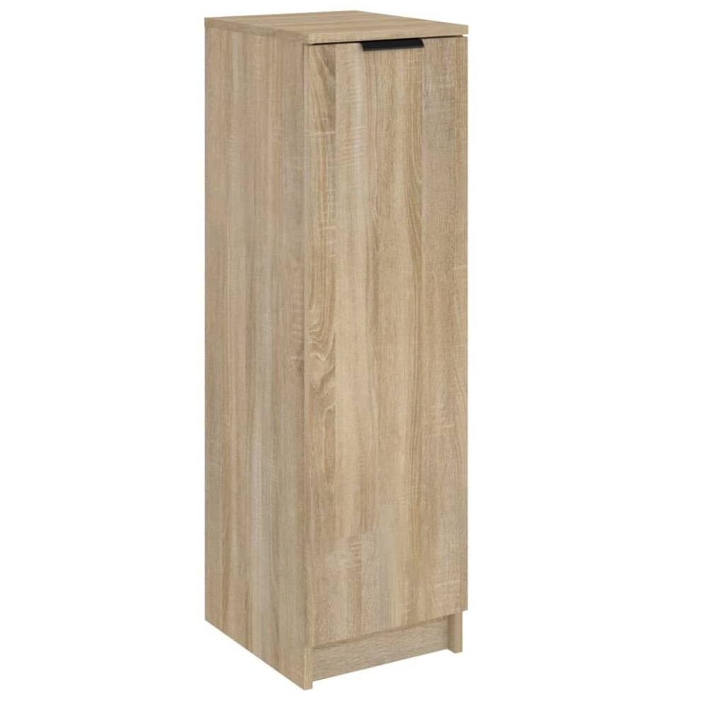 Vidaxl (Sonoma Oak) Shoe Cabinet Engineered Wood Hallway Shoe Storage Cupboard Shoe Holder