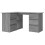 VidaXL (Grey sonoma) vidaXL Corner Desk Chipboard Home Office Computer Study Table Multi Colours 1