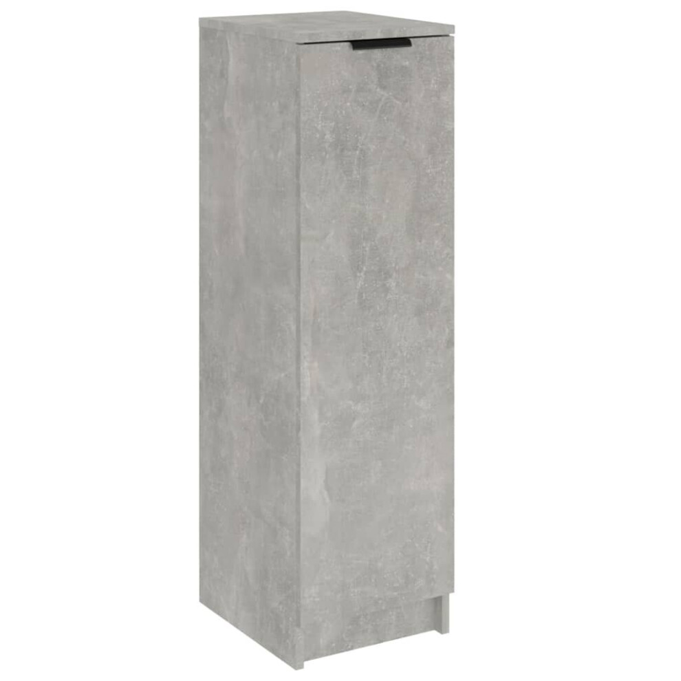 Vidaxl (Concrete Grey) Shoe Cabinet Engineered Wood Hallway Shoe Storage Cupboard Shoe Holder