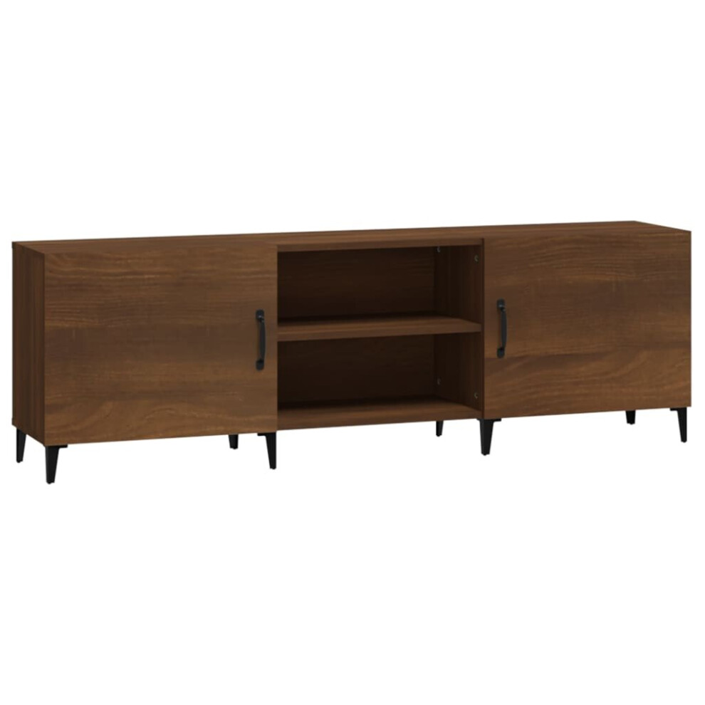 (Brown oak) vidaXL TV Cabinet Engineered Wood TV Console Media Unit Cabinet Multi Colours