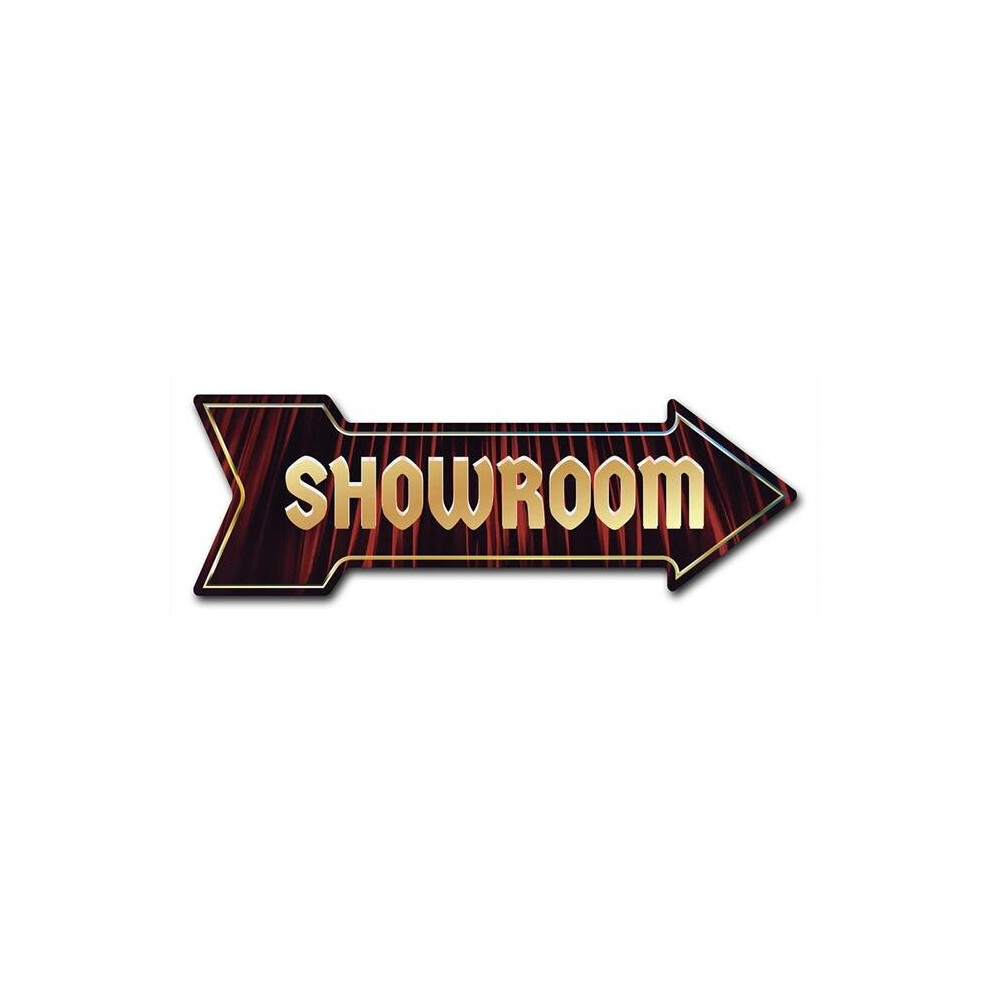 SignMission D-A-999614 6 x 18 in. Indoor & Outdoor Decor Direction Sticker Vinyl Wall Decals - Showroom - 24 in.