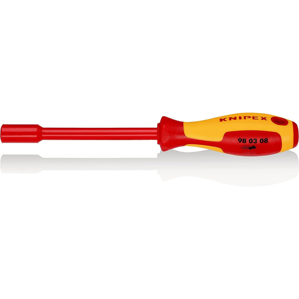 KNIPEX Nut Driver with screwdriver handle 1000V-insulated (237 mm) 98 03 08