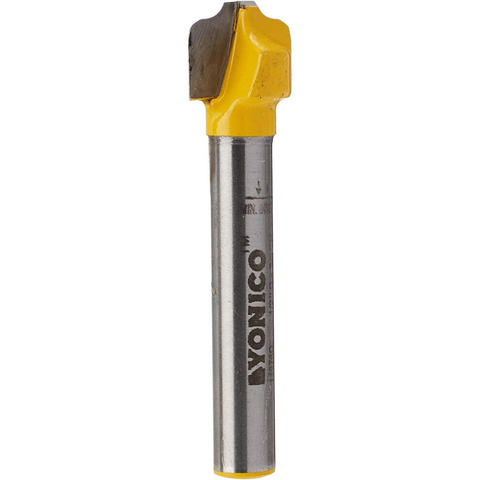 Yonico 14976q - Ogee Groove Router Bit, Cutting Diameter: 1/2", Cutting Height: 3/8" - 1/4" Shank