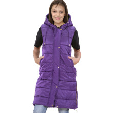 (13 Years) Girls Oversized Gilet Mint Long Line Jacket