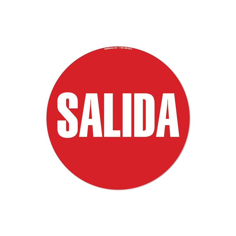 Signmission Fd-C-16-99894 16 X 16 In. Non-Slip Circle Vinyl Floor Decal - Salida