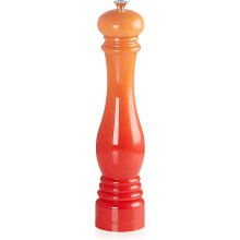 Le Creuset Classic Adjustable Pepper Grinder, Large, Chip-resistant ABS Plastic, Anti-corrosion, 518 g, Volcanic
