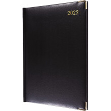 Collins Classic Manager Week with Appointments 2022 Diary - Black