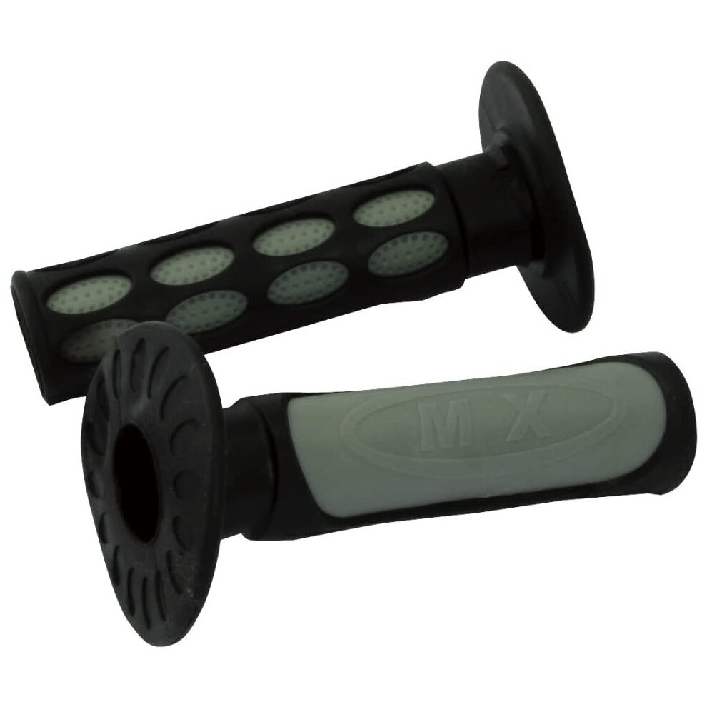 Pair Of Off-Road Bar Grips 2 Tone / Grey/Black 5034862224712