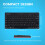 Perixx PERIBOARD-422 Wired USB-C Mini Keyboard, USB Type C Connector, UK QWERTY 2