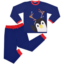 (3-4 Years) Kids Unisex Xmas Pyjamas Children Penguin Set