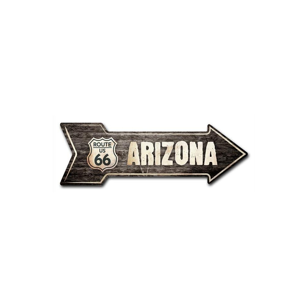 SignMission D-A-999973 6 x 18 in. Indoor & Outdoor Decor Direction Sticker Vinyl Wall Decals - Arizona 66 2 - 24 in.