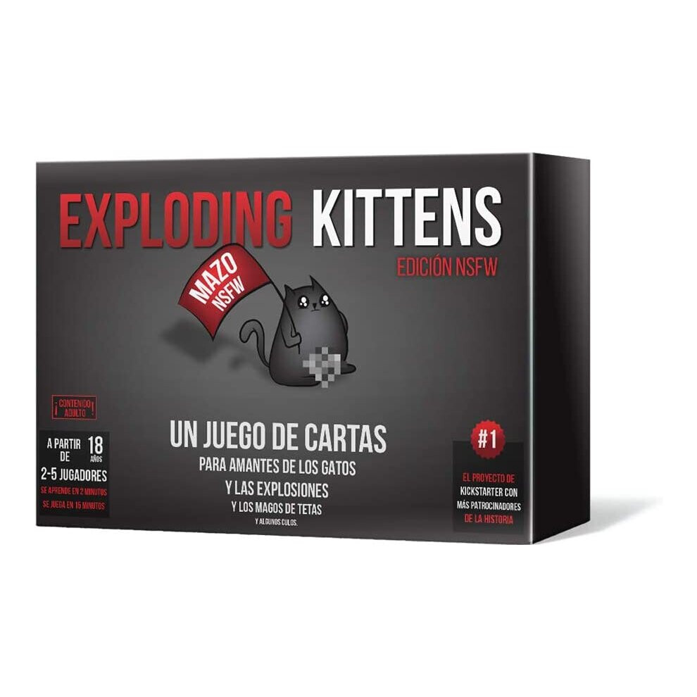 Asmodee Exploding Kittens Exploding Kittens NSFW +18