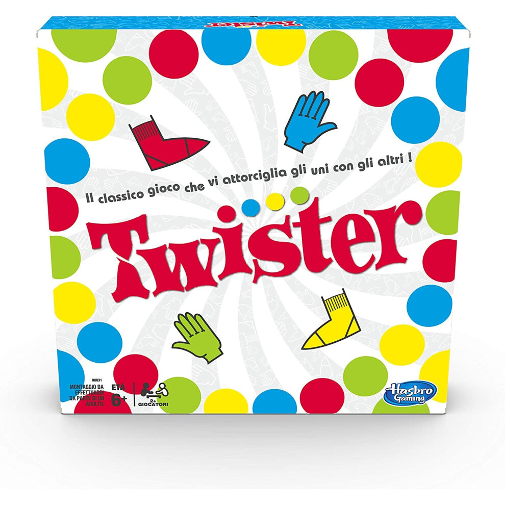 Hasbro Gaming Hasbro Twister Game in Box version 2020 in English