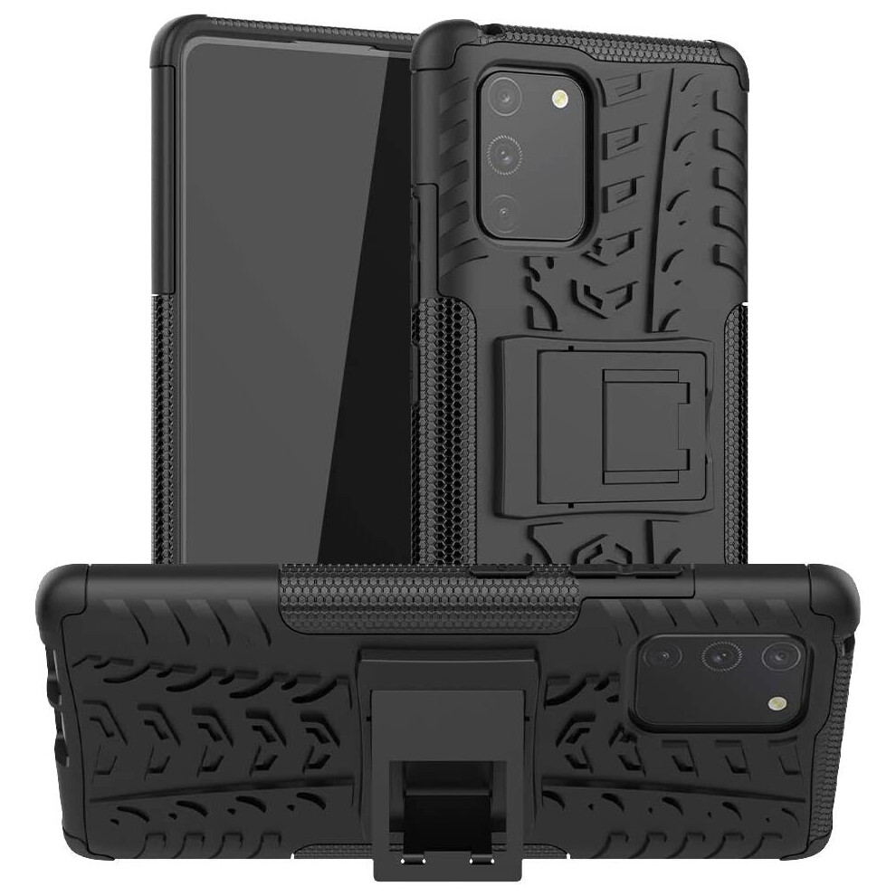 Wentian Samsung Galaxy S10 Lite (2020) Case, Caseexpert? Heavy Duty Shockproof Rugged Impact Armor Hybrid Kickstand Protective Cover Case For Samsung Black 633696534612