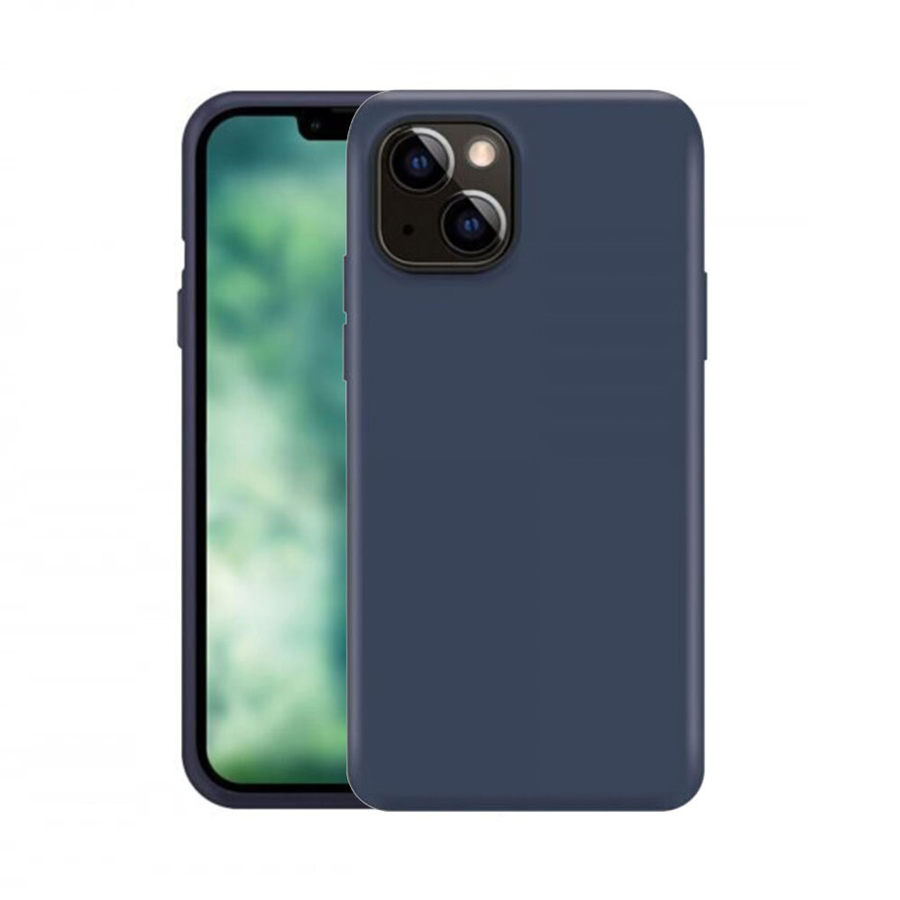 Xqisit Silicone Case For Iphone 14 Plus 6.7" Abyss - 50448 Blue 4029948219776