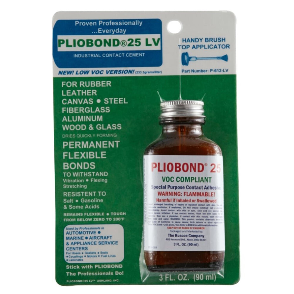 Pliobond Low VOC Adhesive (90 ml) Powerful Bonding with Reduced Emissions, Quick drying time enhances efficiency.