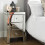 Birlea Seville 3 Drawer Mirrored Bedside 3