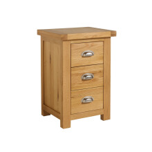 Woburn Oak 3 Drawer Bedside