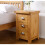 Birlea Woburn Oak 3 Drawer Bedside 5