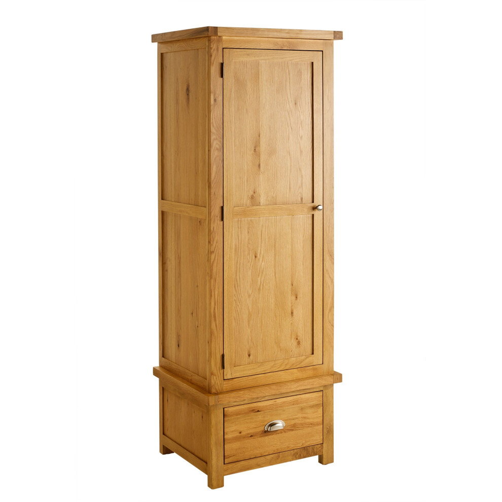 Woburn Oak 1 Door 1 Drawer Wardrobe