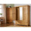 Birlea Woburn Oak 3 Door 2 Drawer Wardrobe 6