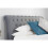 Birlea Opulence Grey Velvet Bed - Rolled Head and Footboard - Sprung Slatted Base 7