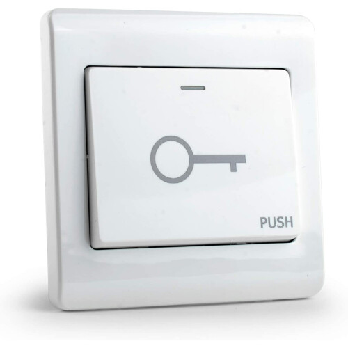 KDL Door Exit Push Button Switch Door Release 86 * 86 Plastic for DIY Elextric Lock Access Control Security System 1
