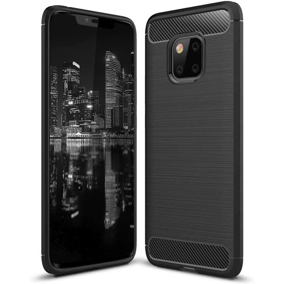 Silicone Case For Huawei Mate 20 | Tpu Soft Bumper Black 9145342194244