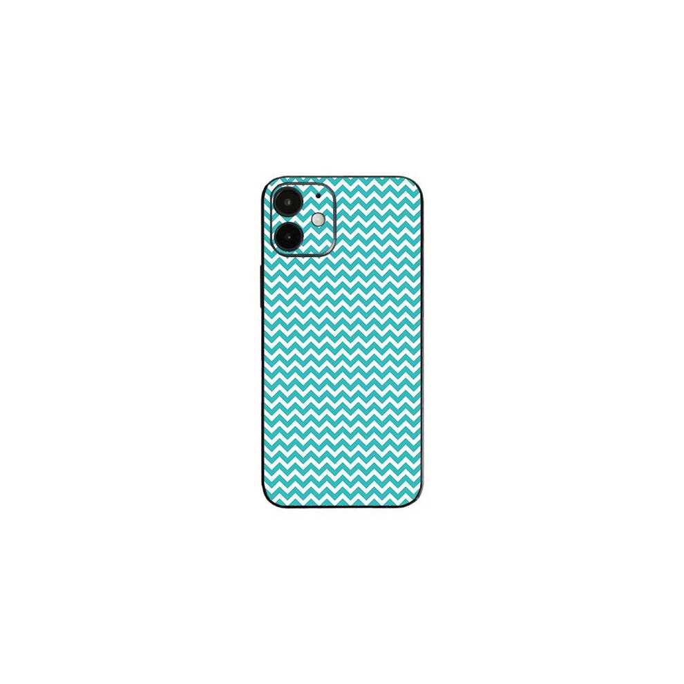 MightySkins APIPH12MI-Turquoise Chevron Skin for Apple iPhone 12 Mini - Turquoise Chevron-image-OPC-PB2VDHW-NEW