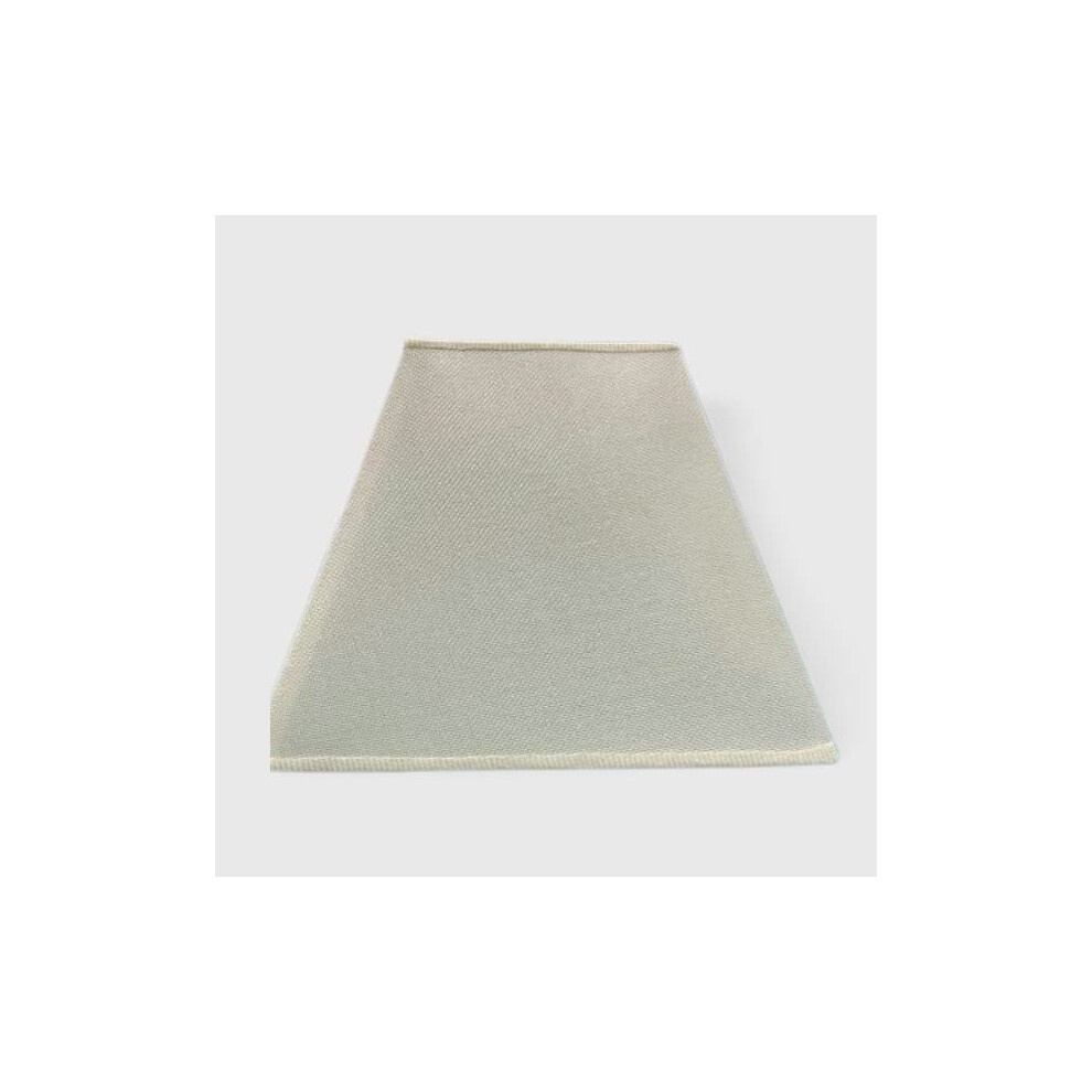 (Empire Square Linen Cream Shade 14 inch 35 cm	) Empire Square Linen Fabric Table Pendant Lampshade