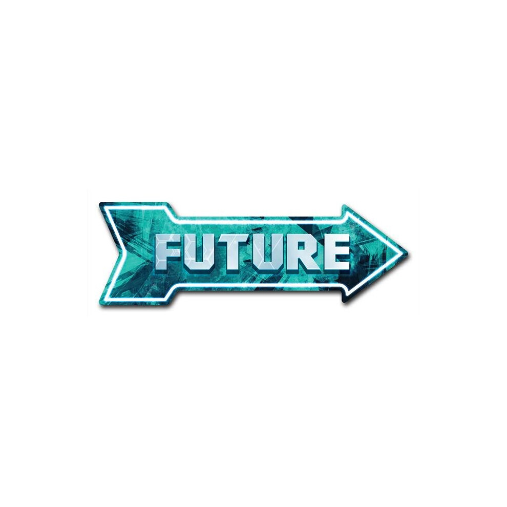 SignMission D-A-12-999857 12 x 36 in. Indoor & Outdoor Decor Direction Sticker Vinyl Wall Decals - Future - 24 in.