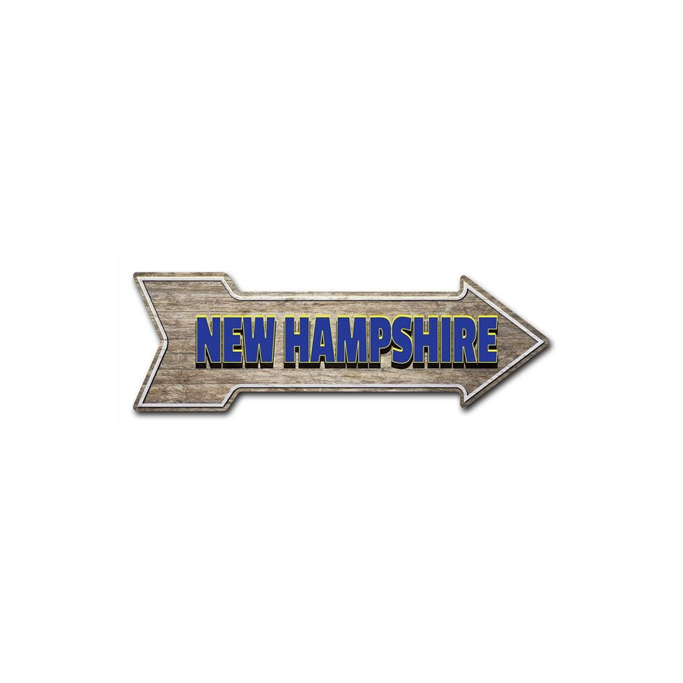 SignMission D-A-8-999715 8 x 24 in. Indoor & Outdoor Decor Direction Sticker Vinyl Wall Decals - New Hampshire - 24 in.-image-OPC-PB2VRZ7-NEW