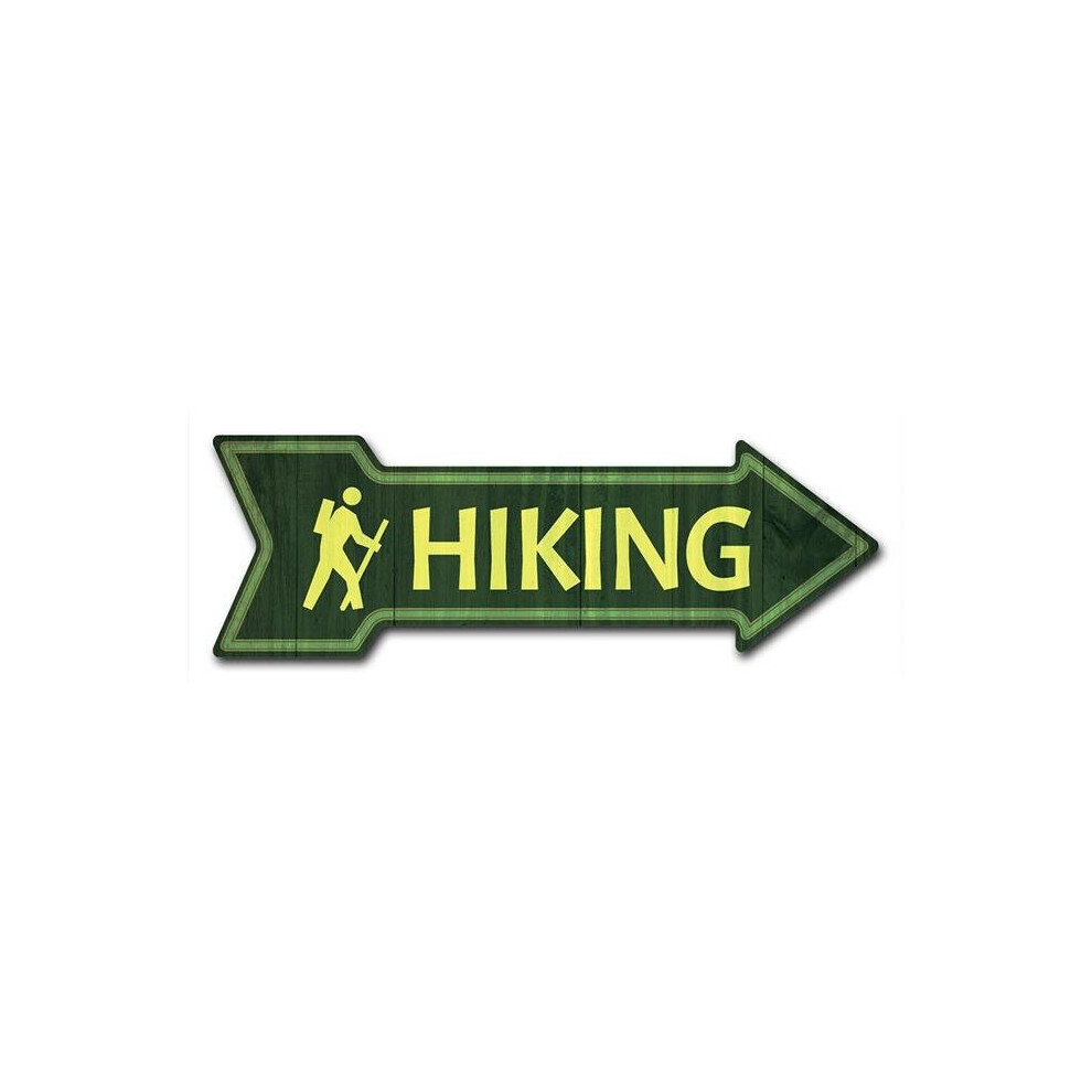SignMission D-A-12-999820 12 x 36 in. Indoor & Outdoor Decor Direction Sticker Vinyl Wall Decals - Hiking - 24 in.