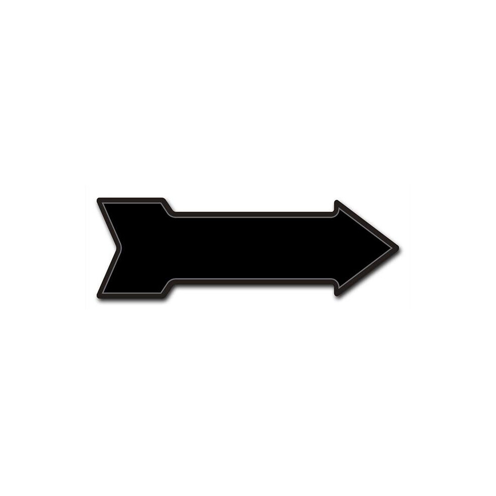 SignMission D-A-8-999942 8 x 24 in. Indoor & Outdoor Decor Direction Sticker Vinyl Wall Decals - Black - 24 in.
