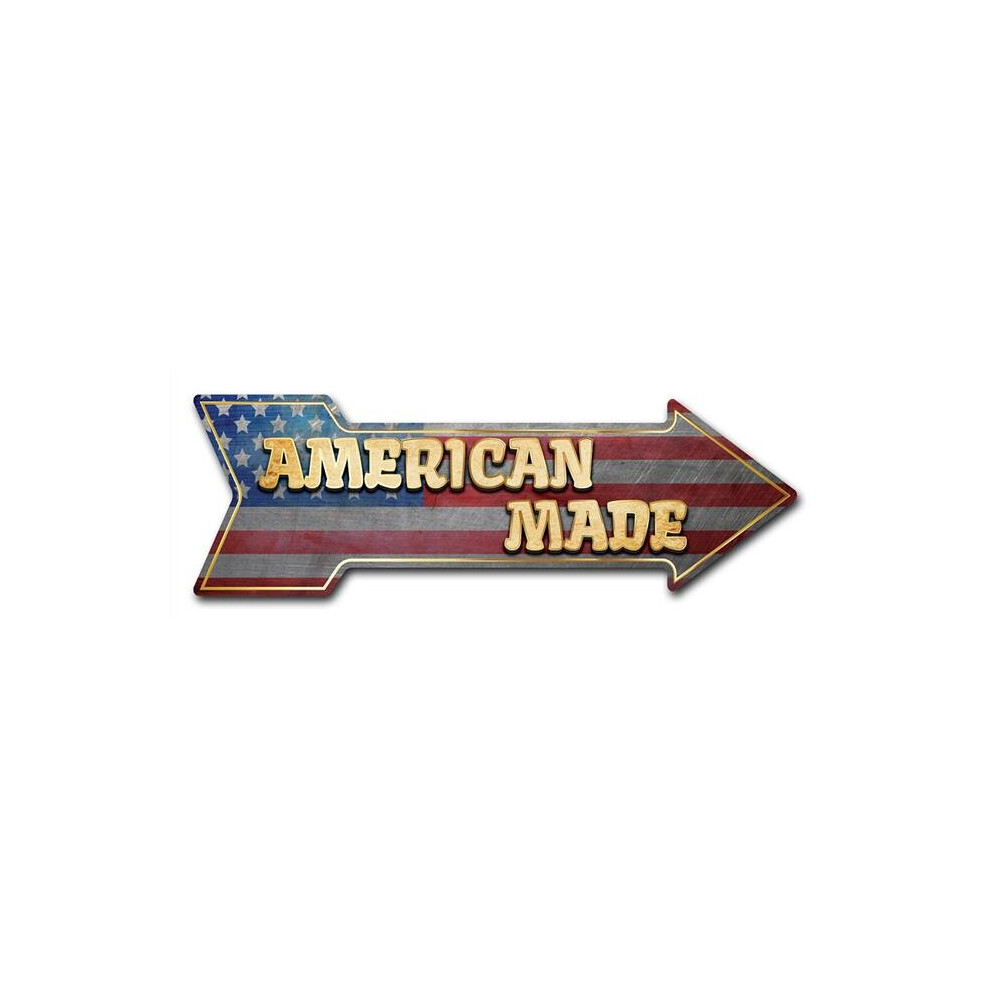 SignMission D-A-8-999981 8 x 24 in. Indoor & Outdoor Decor Direction Sticker Vinyl Wall Decals - American Made - 24 in.