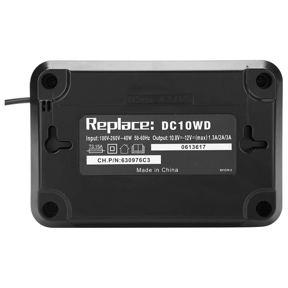 Replace Battery For Makita Charger 10.8V 12V Dc10wd Dc10sb Dc10wc Bl1015 Bl1016 Bl1021b Bl1020b Bl1040b Bl1041b Quick Charger(Uk Plug) 197339-1 725766170148