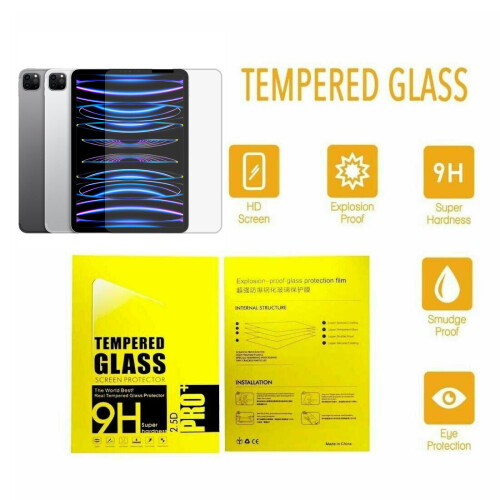 Tempered Glass For Apple iPad Pro 11.0-inch 2022 4th Generation Screen Protector 1