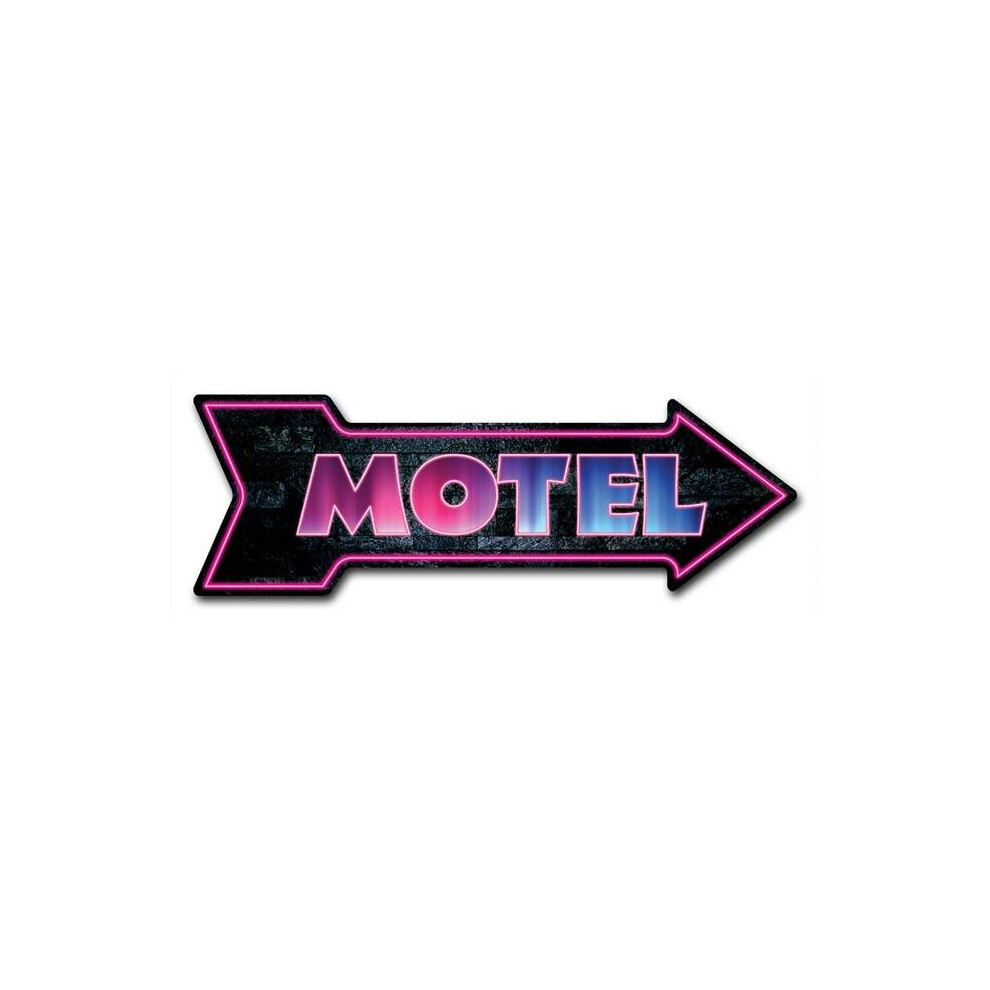 SignMission D-A-10-999732 10 x 30 in. Indoor & Outdoor Decor Direction Sticker Vinyl Wall Decals - Motel - 24 in.
