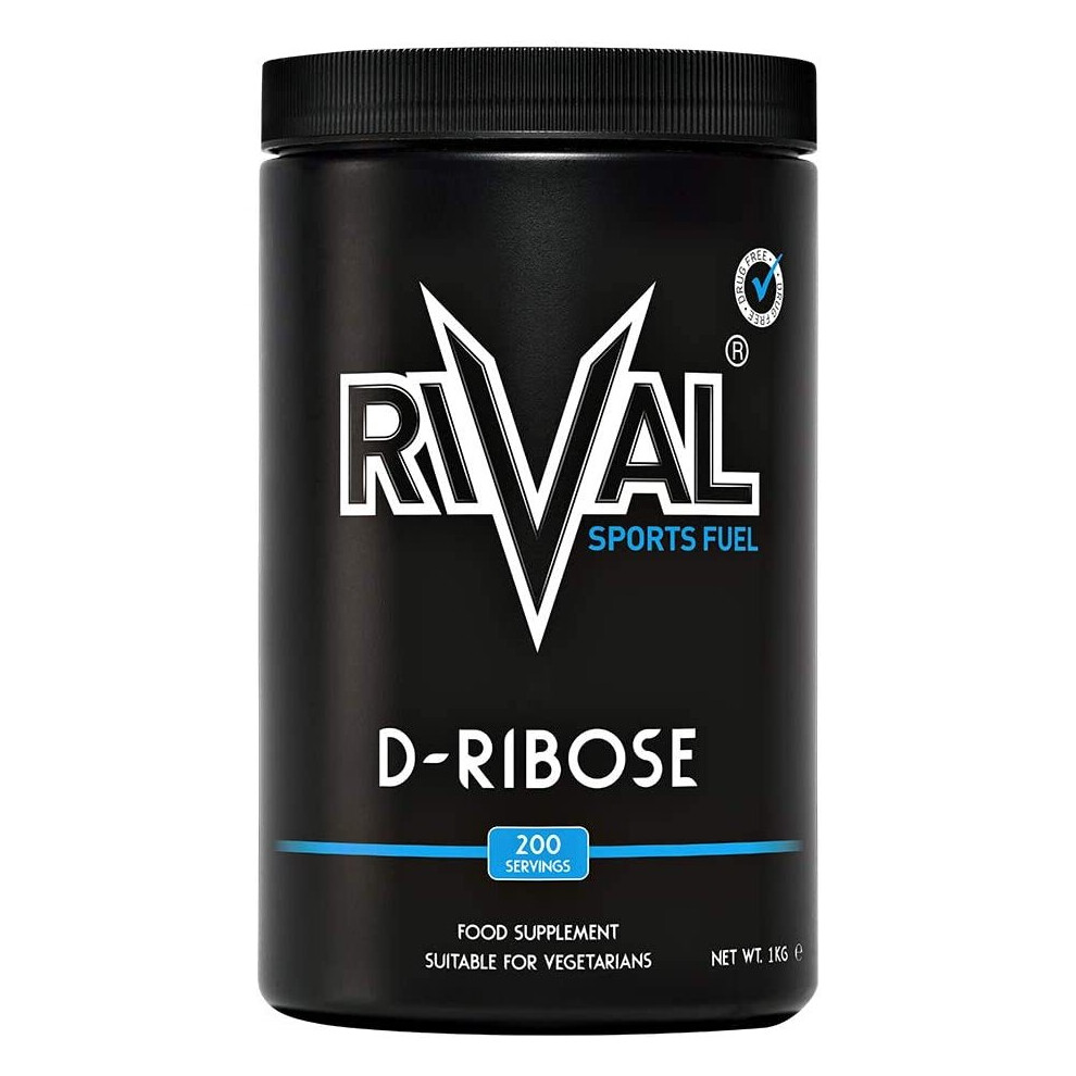 Rival Sports Fuel D-Ribose 100% Pure 1Kg Tub Great For Atp Energy Levels And Cfs Non Gmo