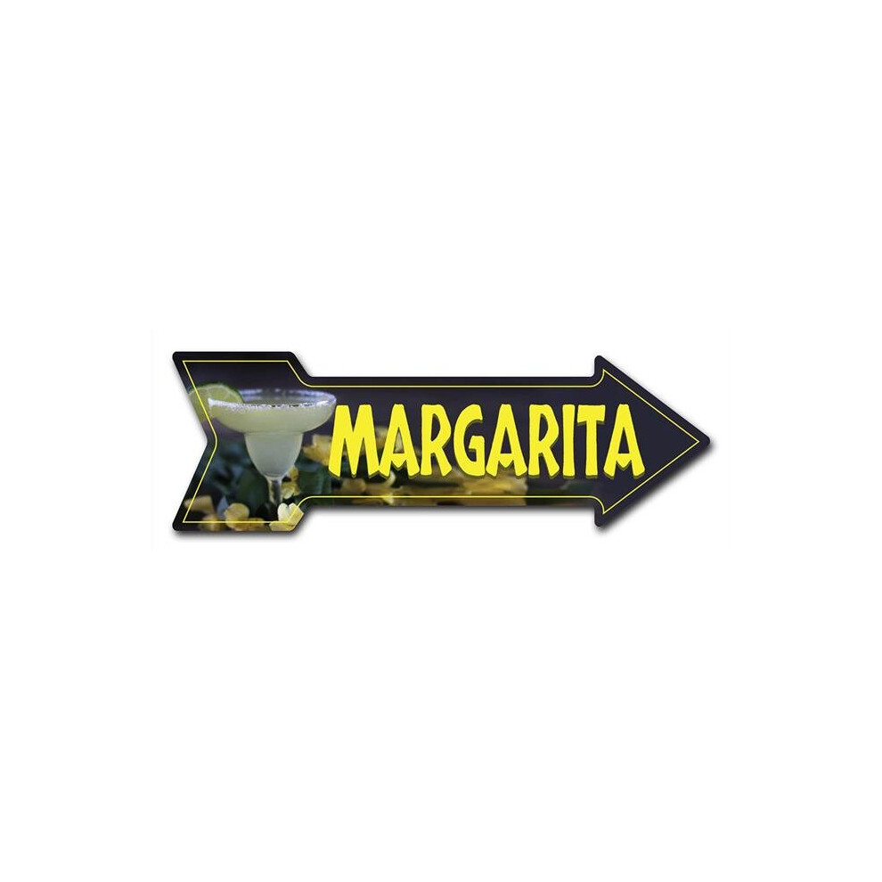 SignMission D-A-8-999754 8 x 24 in. Indoor & Outdoor Decor Direction Sticker Vinyl Wall Decals - Margarita - 24 in.