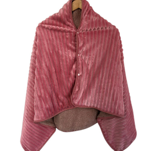 (Pink) USB Charging Electric Blankets Timing Heated