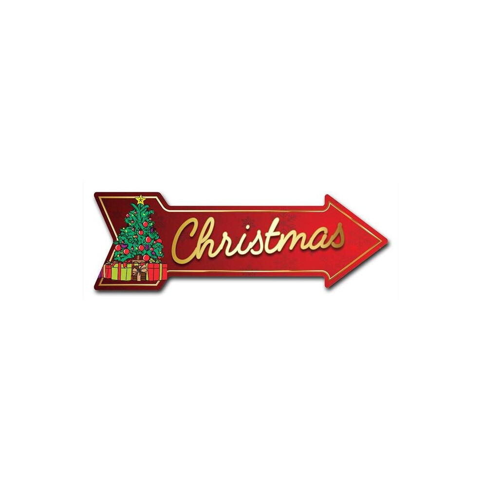SignMission D-A-8-999915 8 x 24 in. Indoor & Outdoor Decor Direction Sticker Vinyl Wall Decals - Christmas - 24 in.