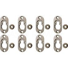 Button Fix Type 1 Metal Fix Bracket Fixing with Stainless Steel Retaining Spring for Fire Retardant Panels, Marine Interiors, Vibration & Shock Tested