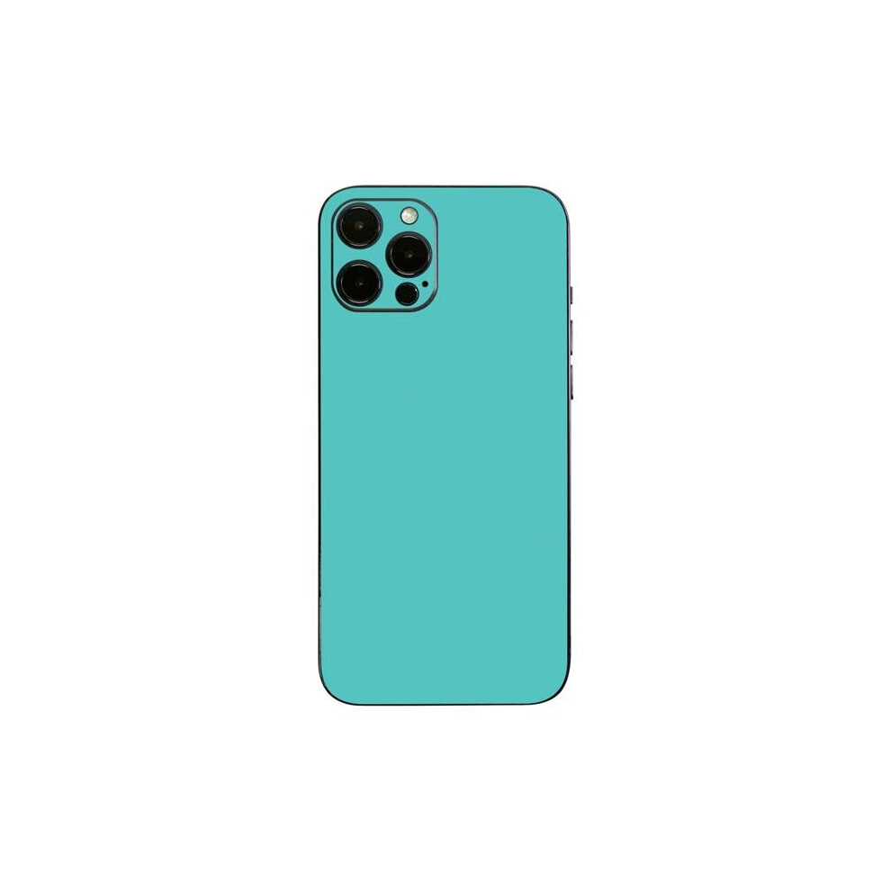MightySkins APIPH12PRM-Solid Turquoise Skin for Apple iPhone 12 Pro Max - Solid Turquoise-image-OPC-PB2W76J-NEW